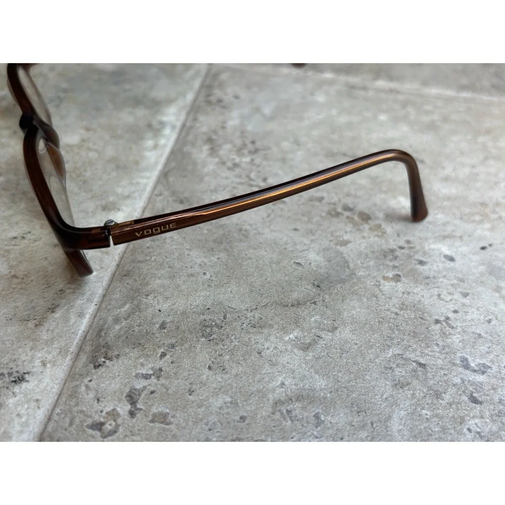 ⭐️Vintage Vogue VO2344 Eyeglasses Frame Brown Acetate⭐️Italy 50 16 135⭐️